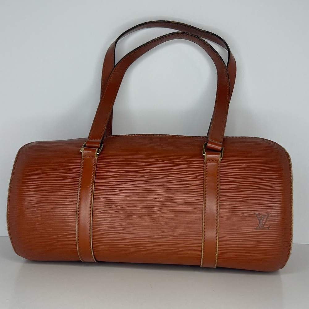 LOUIS VUITTON Brown Epi Soufflot Hand Bag